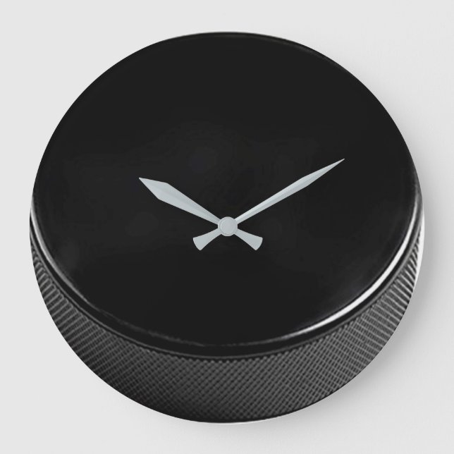 Reloj de pared del duende malicioso de hockey (Anverso)