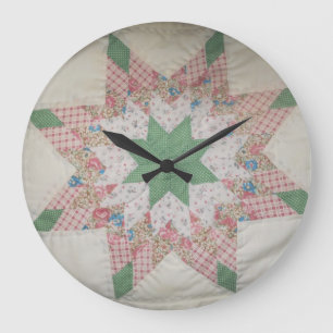 Reloj de pared del edredón