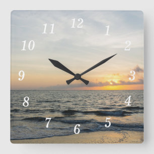 Reloj de pared del elevalunas del faro