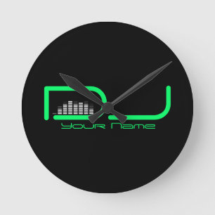 Reloj de pared del equalizador de DJ