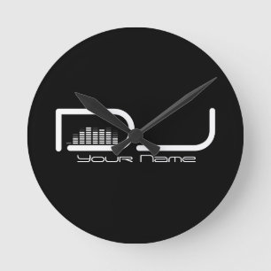 Reloj de pared del equalizador de DJ