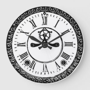 Reloj de pared del estilo del Victorian