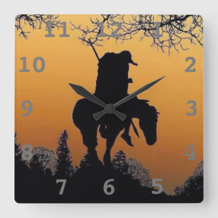 Reloj de pared del extremo del rastro