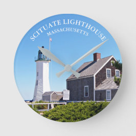 Reloj de pared del faro de Scituate Massachusetts