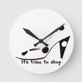 Reloj de pared del fashionista del zapato del