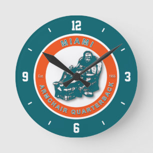 Reloj de pared del fútbol del estratega de la
