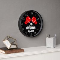 Reloj de pared del gimnasio personalizado con logo