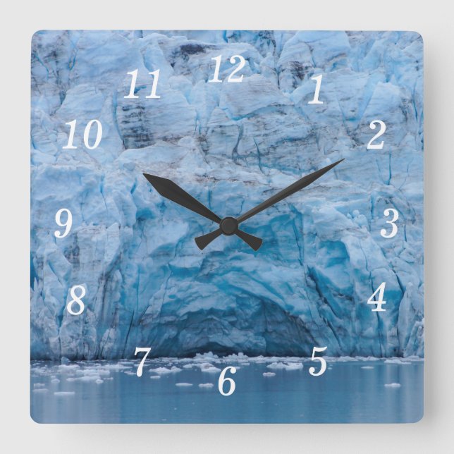 Reloj de pared del glaciar del Prince William Soun (Anverso)