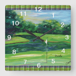 Reloj de pared del golf