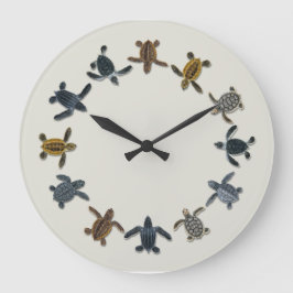 Reloj de pared del Hatchling de la tortuga de mar