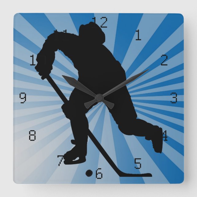 reloj de pared del hockey (Anverso)