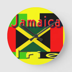 Reloj de pared del irie de Jamaica