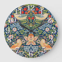 Reloj de pared del ladrón William Morris Strawberr