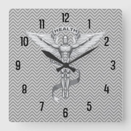 Reloj de pared del logotipo del emblema de la