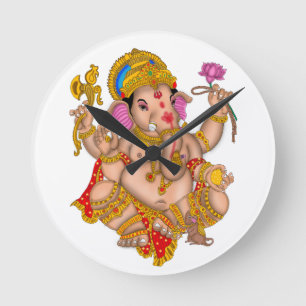 Reloj de pared del Lord Ganesha