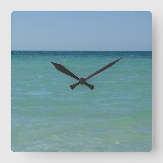 Reloj de pared del Mar Caribe (Anverso)