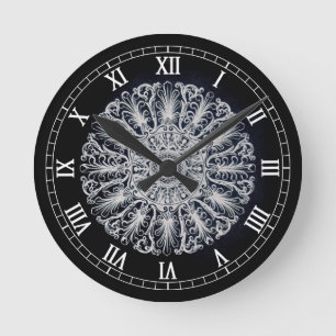 Reloj de pared del medallón del Victorian