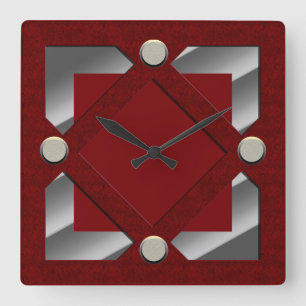 Reloj de pared del modelo del diamante
