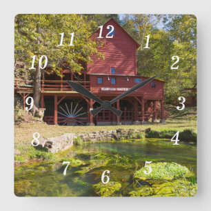 Reloj de pared del molino de agua Hodgson