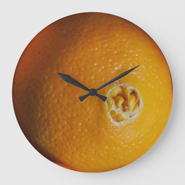 reloj de pared del naranja (Anverso)