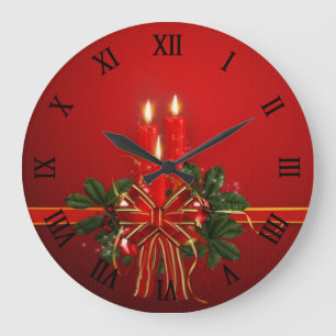 reloj de pared del navidad del vintage