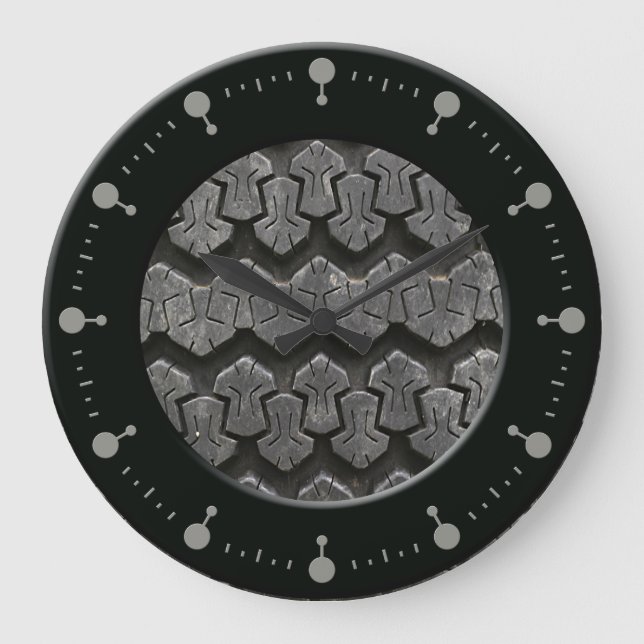 Reloj de pared del neumático (Anverso)