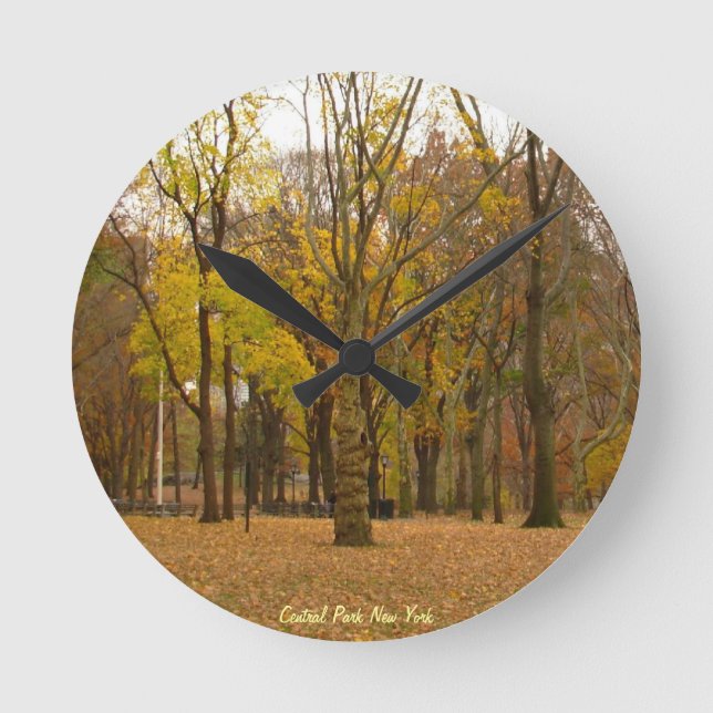 Reloj de pared del New York Clock Central Park NY (Anverso)