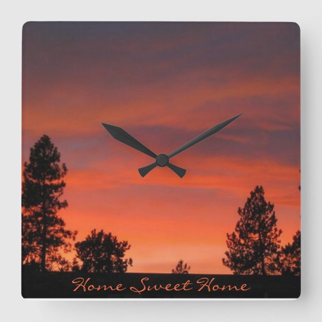 Reloj de pared del oeste del Sunset (Anverso)