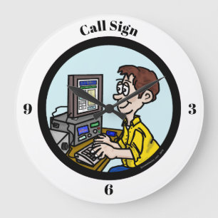 Reloj de pared del operador del modo de Digitaces