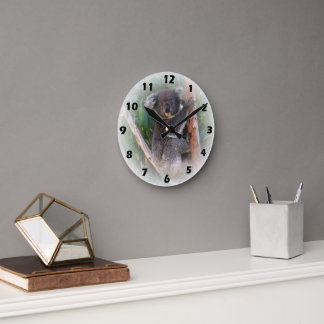 Reloj de pared del oso de Koala