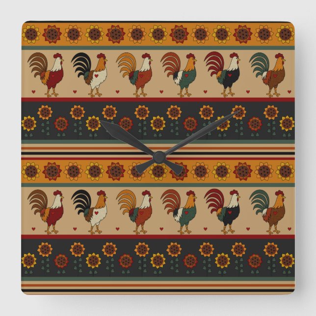 Reloj de pared del país personalizado (Anverso)