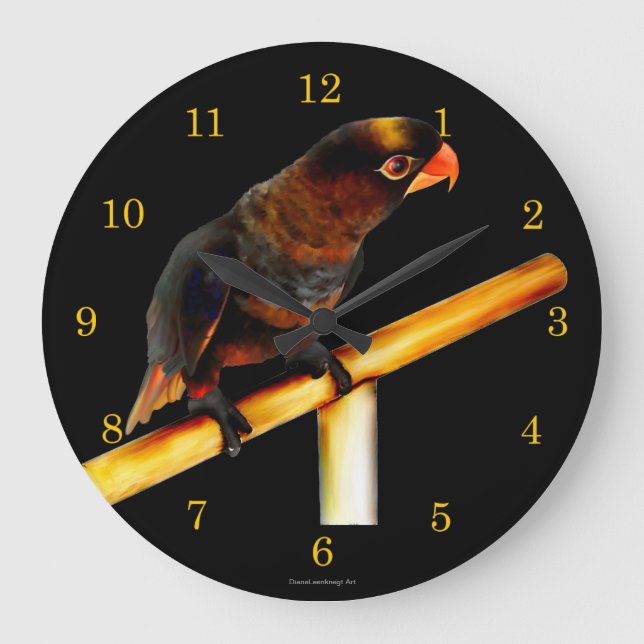 Reloj de pared del pájaro (Anverso)