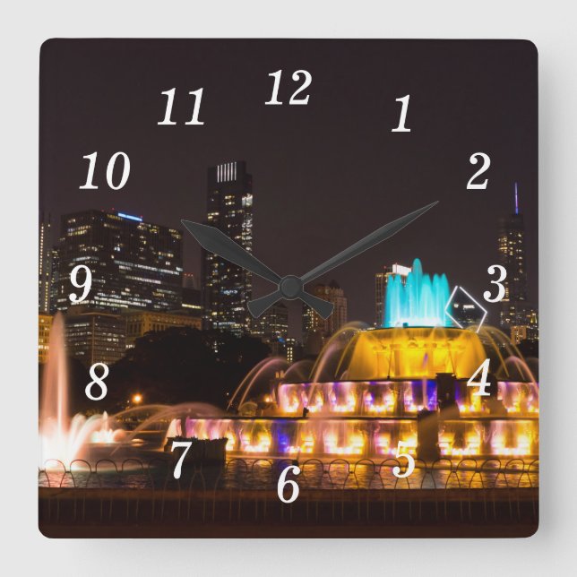 Reloj de pared del Parque Grant de Chicago (Anverso)