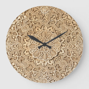 Reloj de pared del patrón Alhambra