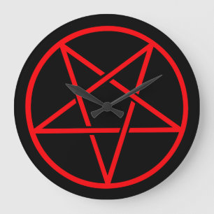 Reloj de pared del Pentagram