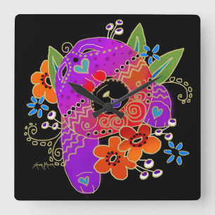 Reloj de pared del perro chino de BINDI