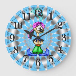 Reloj de pared del perro de los genios del dibujo
