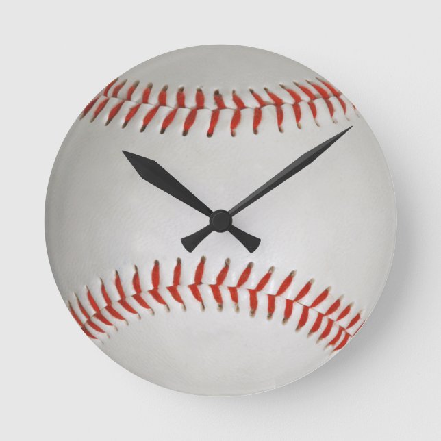 Reloj de pared del personalizado de béisbol (Anverso)