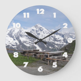 Reloj de pared del personalizado de los Alpes aust