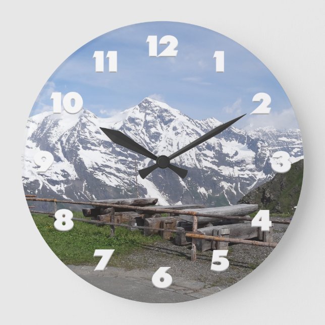 Reloj de pared del personalizado de los Alpes aust (Anverso)