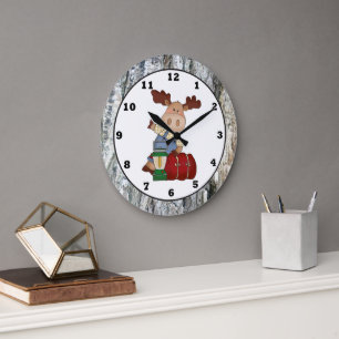 Reloj de pared del personalizado de Moose