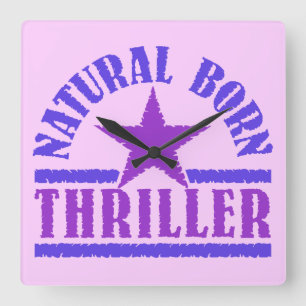 Reloj de pared del personalizado Natural Born Thri