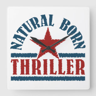Reloj de pared del personalizado Natural Born Thri