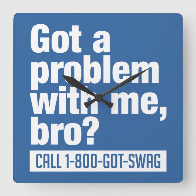 reloj de pared del personalizado SWAG (Anverso)