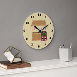 Reloj de pared del personalizado Tiki Hut