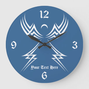 Reloj de pared del personalizado Tribal Angel