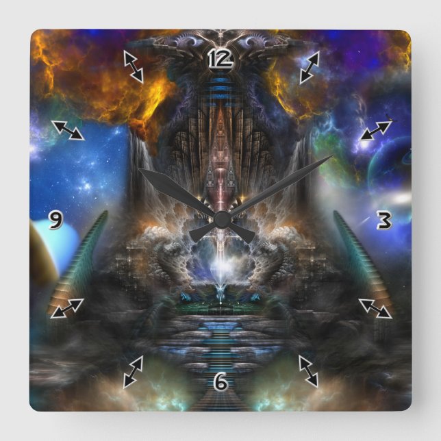 Reloj de pared del portal de archivos (Anverso)