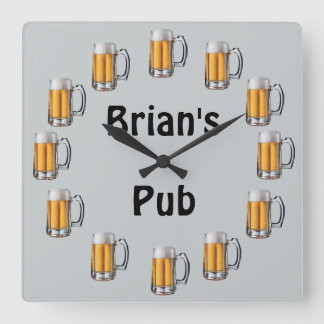 Reloj de pared del Pub de la cerveza a