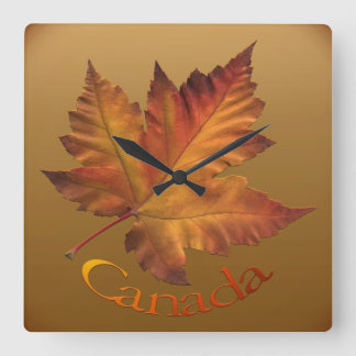 Reloj de pared del recuerdo de Canadá del reloj de