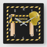 Reloj de pared del Rótulo de la carretera de const